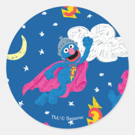 Adesivo Padrão do Super Grover 2.0 no Céu Noturno