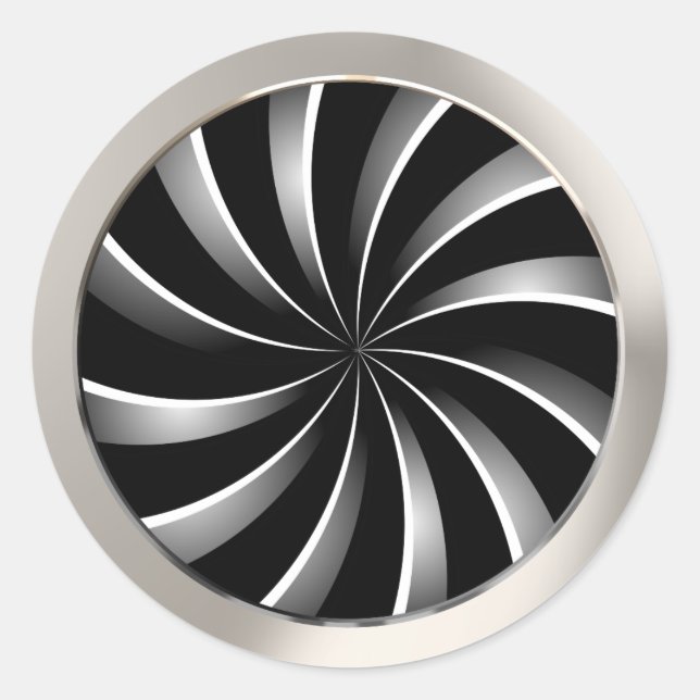 Adesivo Padrão espiral (Frente)