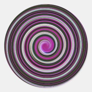 Adesivo Padrão espiral roxo