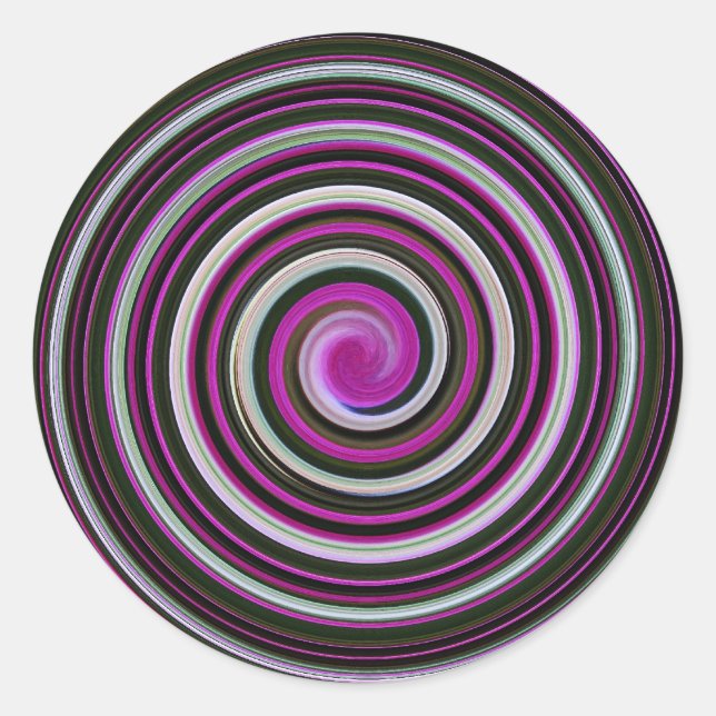 Adesivo Padrão espiral roxo (Frente)