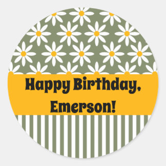 Adesivo Padrão Floral das Visitas Verdes da Sena Retroativ