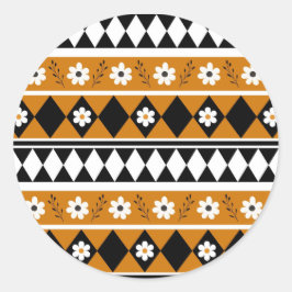 Adesivo Padrão Floral do Diamante de Flor de Faixa de Fron