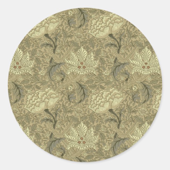 Adesivo Padrão Floral William Morris Windrush: Vintage (Frente)