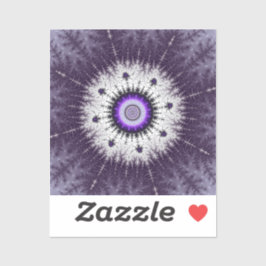 Adesivo Padrão Fractal Snowflake