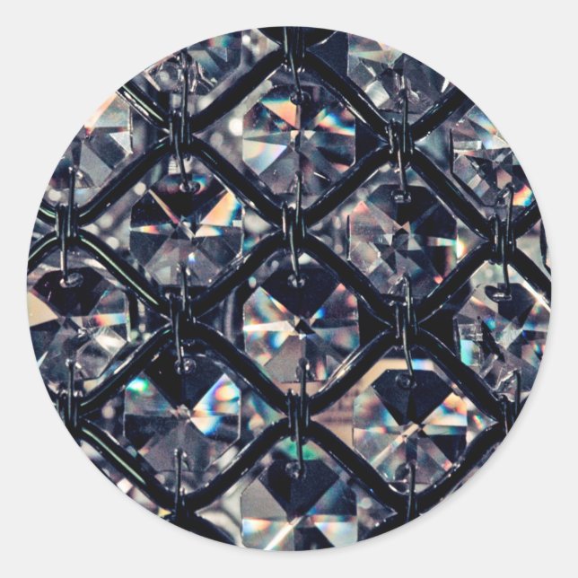 Adesivo Padrão Geométrico de Glam Elegante (Frente)