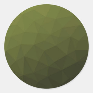 Adesivo Padrão geométrico de malha verde-azeitona do exérc