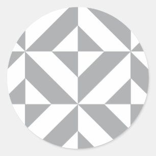 Adesivo Padrão Geométrico do Deco Cube da Cinza Quente