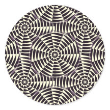 Padrão geométrico monocromático sem costura