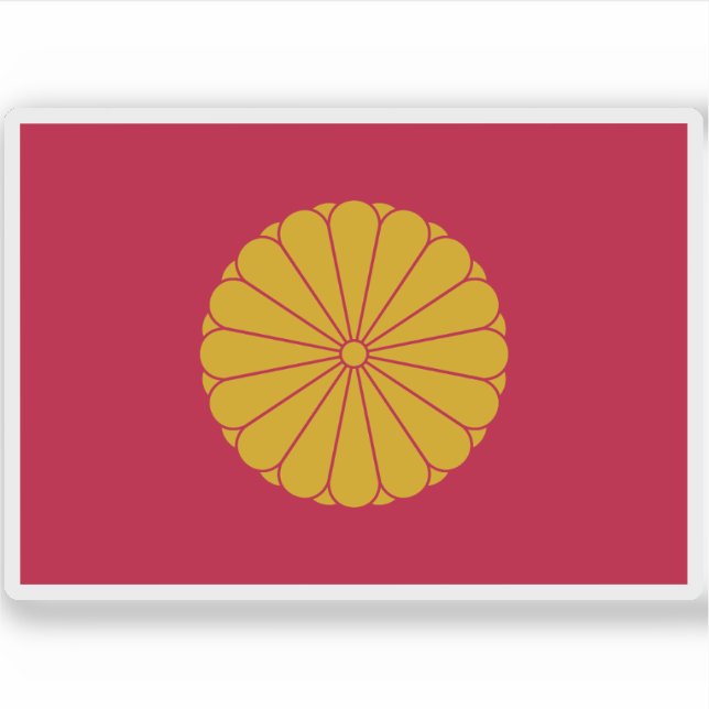 Adesivo Padrão imperial do Japão (1869-presente) (Frente)