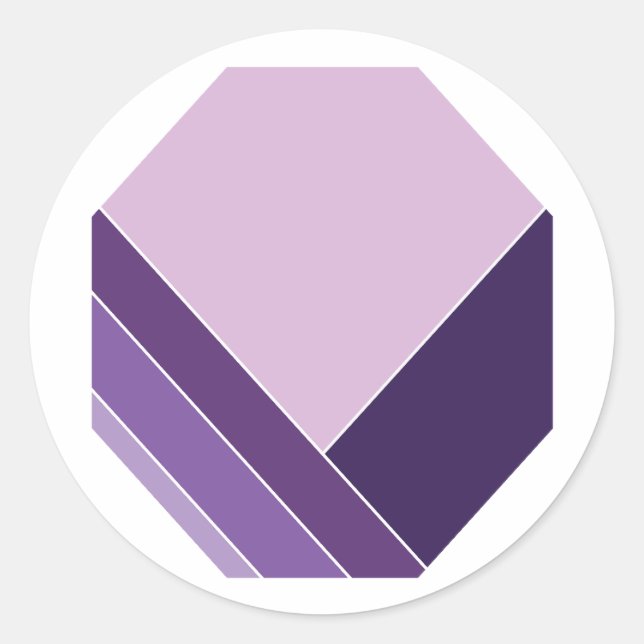 Adesivo Padrão Lilac Roxo-Elegante Vee Home (Frente)