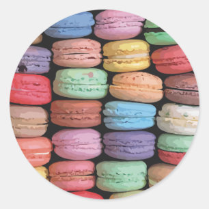 Adesivo Padrão Macaron Francês Colorido