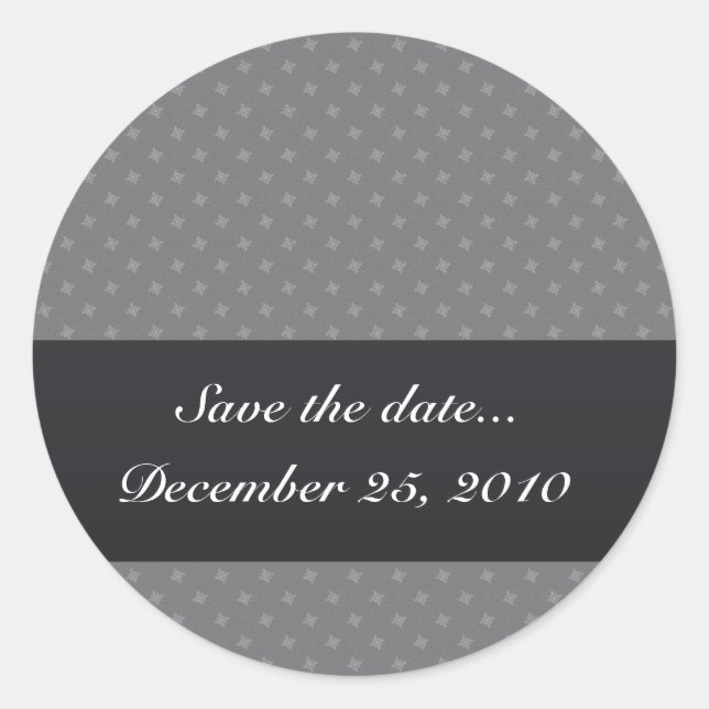 Adesivo Padrão octogonal das cinzas leves elegantes em cin (Frente)