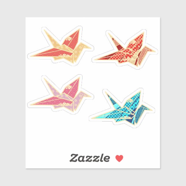 Adesivo Padrão Origami Kimono Mix (Folha)