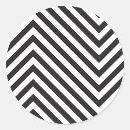 Adesivo Padrão preto e branco retrô