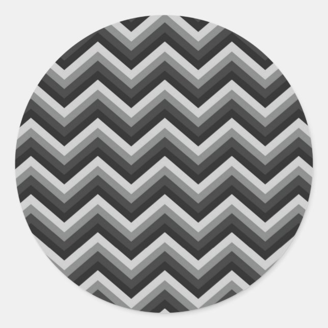Adesivo Padrão Retro Zig Zag Chevron (Frente)