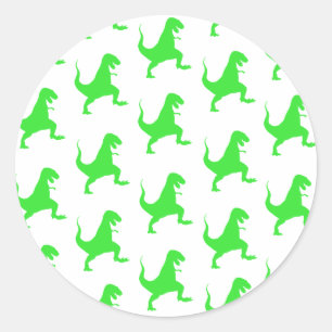 Adesivo Padrão t-rex verde