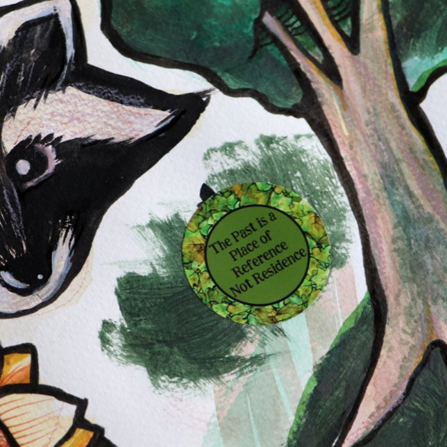 Adesivo Padrão Verde Inglês Ivy Nature Watercolor (Criador carregado)