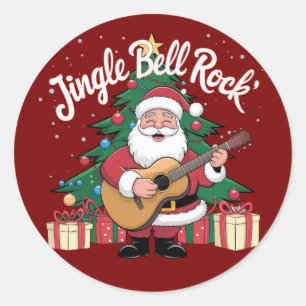 Adesivo Padre Natal Jingle Bell Rock