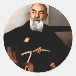 Adesivo Padre Pio