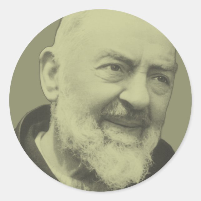 Adesivo Padre Pio de Pietrelcina (Frente)