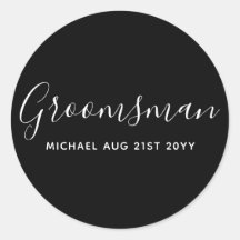 PADRINHO DE CASAMENTO Bestman GIFTS Classic Black