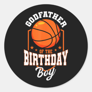 Adesivo Padrinho Do Tema De Beisebol De Aniversário Bday