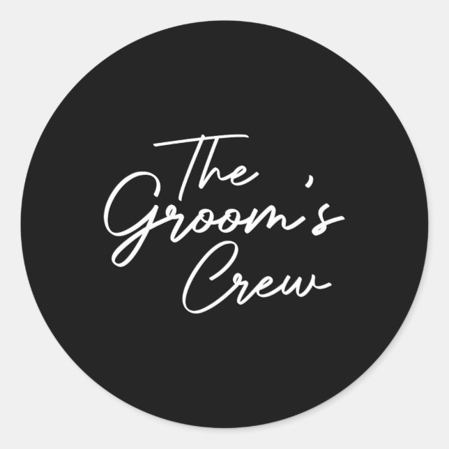 Adesivo Padrinhos de casamento do Grupo de Despedida de So (Frente)