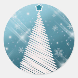 Adesivo Padrões de árvore de Natal - Personalizados