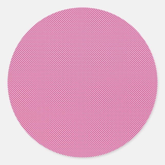 Adesivo Padrões de Coração Rosa (Frente)