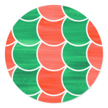 Padrões de Escala de Natal Vermelho e Verde