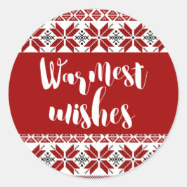 Adesivo Padrões de Isle mais calorosos