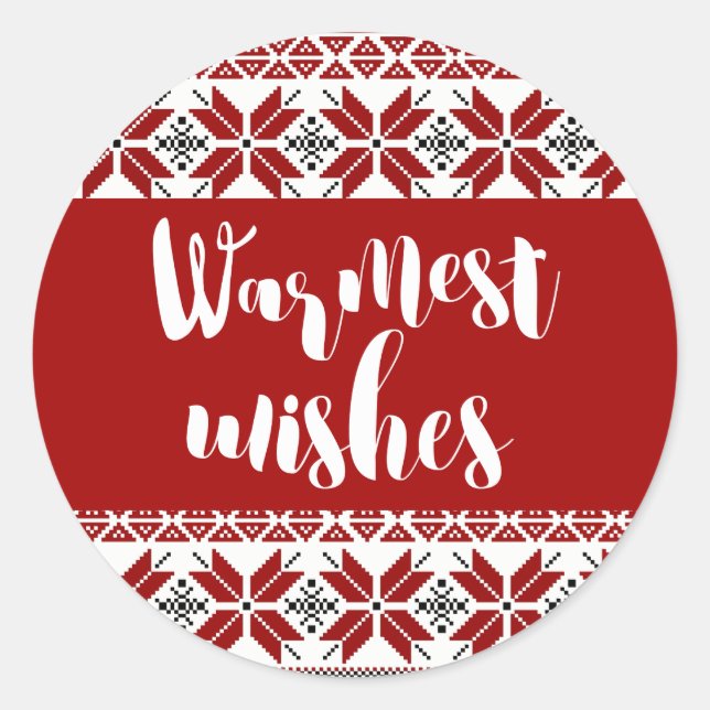 Adesivo Padrões de Isle mais calorosos (Frente)