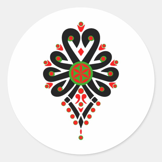 Adesivo Padrões folhosos da Polônia - Parzenica (Frente)