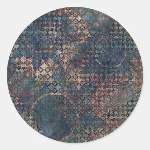 Adesivo Padrões Grungy com retalhos de texturas confusas