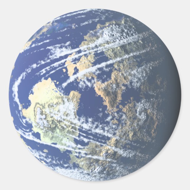 Adesivo Padrões planetários (Frente)