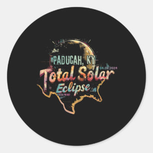 Adesivo Paducah Total Eclipse Solar 2024 Abril 04.08.24 Fu