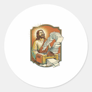Adesivo Página de Excel de Jesus Imprimindo 50 Páginas em