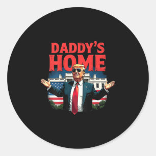 Adesivo Página inicial do Pai Trump 2024 (no verso) 2025 T