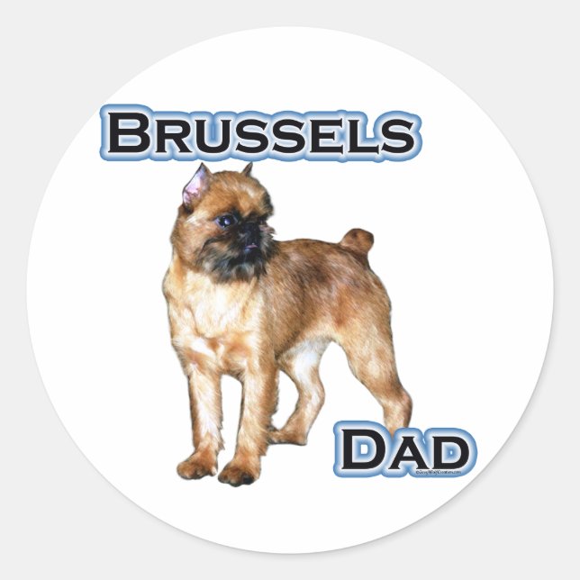Adesivo Pai 4 de Bruxelas - Sticker (Frente)