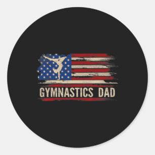 Adesivo Pai Americano de ginástica de ginástica Americana