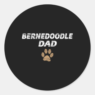 Adesivo Pai Bernedoodle Mens E Crianças Tee - Pais Present
