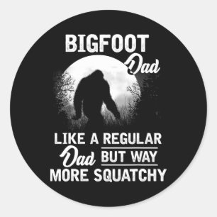 Adesivo Pai Bigfoot Funny Sasquatch Bigfoot Dia de os pais