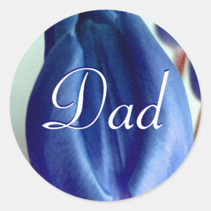 Adesivo Pai Blue Tulipes Sticker