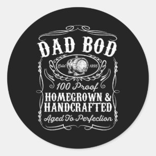 Adesivo Pai Bod Engraçado Whiskey Bourbon Dia de os pais G