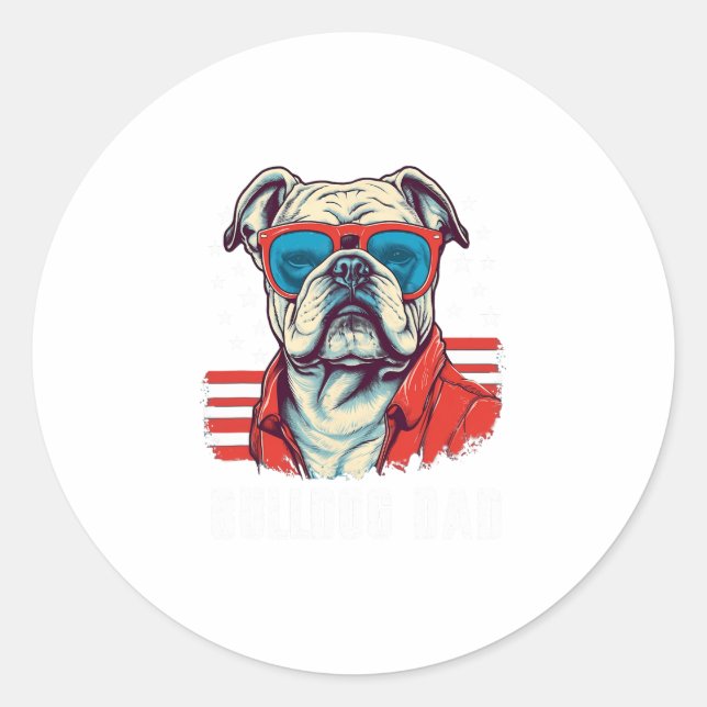 Adesivo Pai Buldogue (Frente)