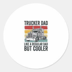 Adesivo Pai Caminhoneiro Como um Pai Normal Mas Camiseta M