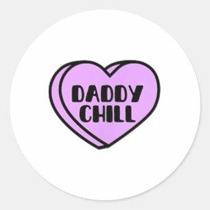 Adesivo Pai Chill Funny Memote Citando Namorados Cardíaco 