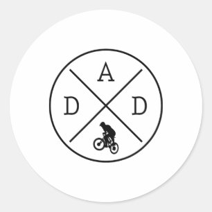 Adesivo Pai Ciclista Bicicleta Mountain Bike Dia dos Pais