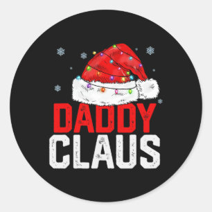Adesivo Pai Claus Funny Família Xmas Correspondente ao Vov