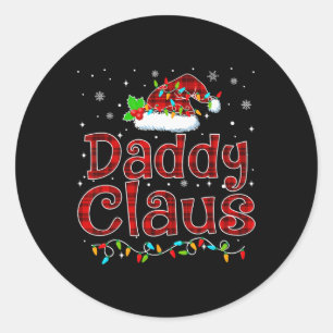 Adesivo Pai Claus Natal Pajama Matando o Natal da Família